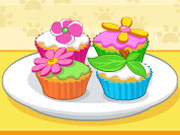 play Flower Garden Cupcakes