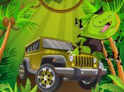 play Jurassic Jeep Madness