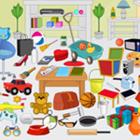 play Messy Room Objects