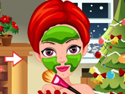 play Facial Miss Santa