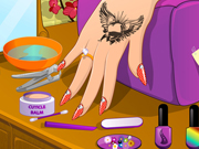 play Miss Diamonds Nails Prep