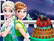 Frozen-Monster High Cake Decor