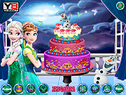 Frozen Monster High Cake Decor.