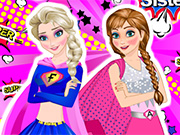 play Frozen Super Sisters