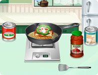 play Sara'S Cooking Class: Pizza Burger