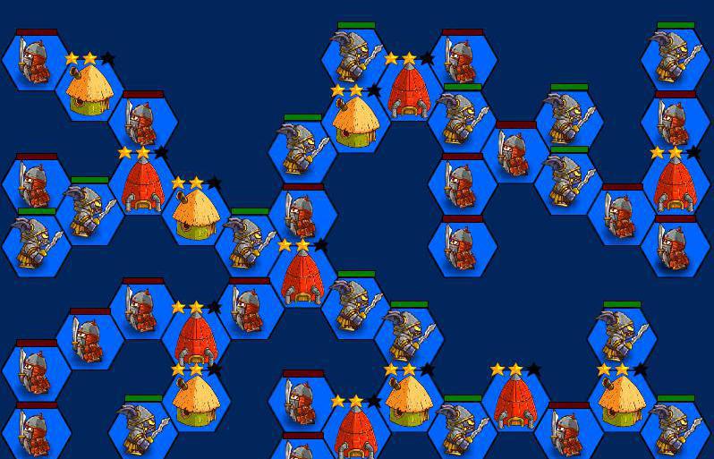 play Hexagon Monster War 2