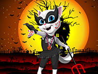 play Halloween Talking Angela Dress Up