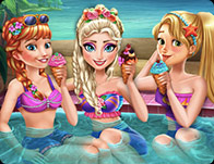 play Princess Pool Party