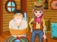 play Elsa Cowboy Room Escape