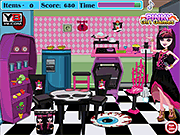 play Monster High Messy Kitchen