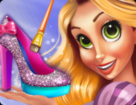 play Design Rapunzel'S Princess Shoes