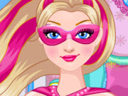 play Super Barbie Makeup Removal