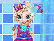 play Messy Baby Elsa