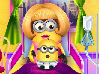 play Minion Girl And The New Born Baby