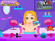 play Baby Rapunzel Emo Hair Salon