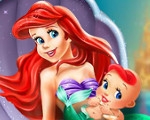 play Ariel And Her Newborn Baby