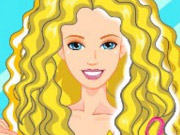 play Barbie Golden Haircuts Kissing