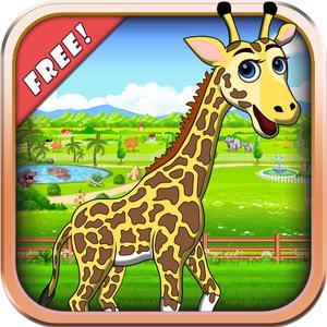 Baby Giraffe Run - Fun Animal Running Game