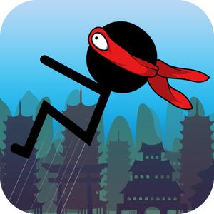 Backflip Stickman Ninja Madness - A Jump Rope 'N Fly Flipping Runner