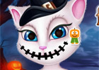 play Talking Angela Halloween Makeover