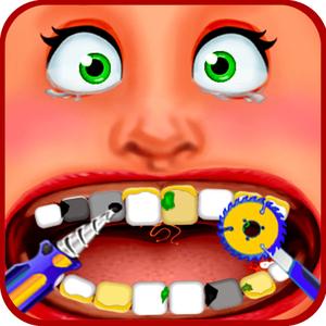 Dentist Office - Extreme Medical Surgery With A Little Tongue And Teeth Doctor