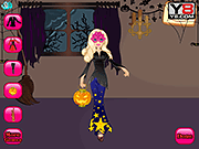 play Super Barbie Halloween Dress Up