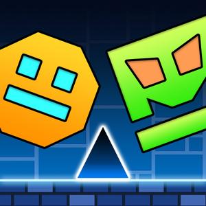 Geometry Emoji Jumping In The Amazing Cube World