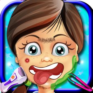 Hairy Face Salon - Hair Dresser And Hair Stylist Salon Game