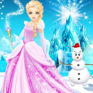 Ice Princess Room Makeover World - Design Doll House Game