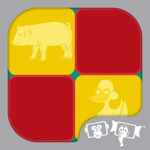 Kids Memory Match:Farm Animals