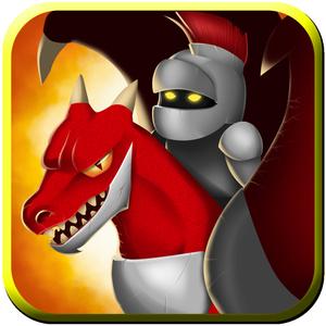 Nimble Fantasy Knight On Dragon Vs Evil Monster - Kingdom Of Dark Throne Summoner - Iphone/Ipad Edition Game
