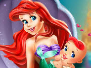 play Ariel And The New Born Baby