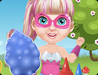 play Baby Barbie Cooking Cotton Candy