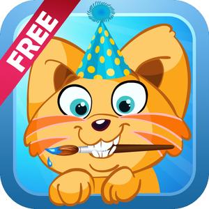 Paint & Dress Up Your Pets - Drawing, Coloring And Dress Up Game For Kids!