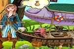 play Frozen Princess Flying Ship Escape