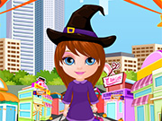 play Baby Barbie Halloween Shopping Spree