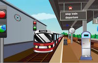 play Metro Train Signal Escape