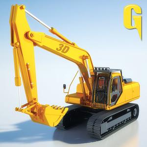 Sand Excavator – Heavy Duty Digger Machine Construction Crane Dump Truck Loader 3D Simulator Game