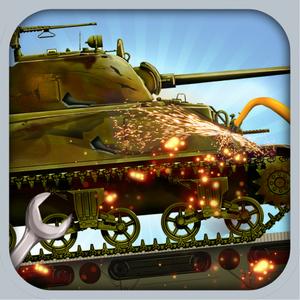 Tank Wash And Repair Workshop- Makeover Your Army War Tanks In Monster Garage For All Super Boys & Girls