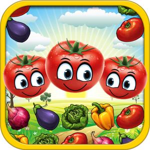 Vegetable Blast Mania - Smash Hit Farm Vegetable Crush Heroes Game Free