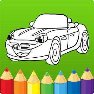 Cars Coloring Book For Toddlers: Kids Drawing, Painting And Doodling For Children