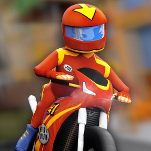 Cartoon Superbike Free - 3D Motorcycle Racing Game For Children