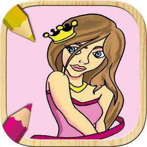 Paint Princesses Game For Girls To Color Beautiful Ballgowns With The Finger