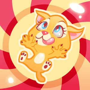 Kitty In Candyland Jump & Tilt - Cute Jumping Cat Platform Crush Game