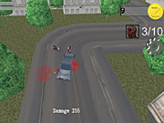play Rusty Car Agaist Zombies 3 D