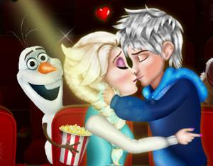 play Elsa And Jack Cinema Kissing