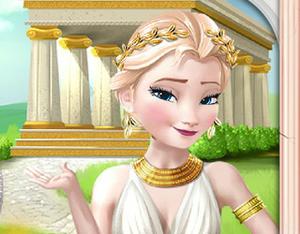 play Elsa Time Travel Ancient Greece