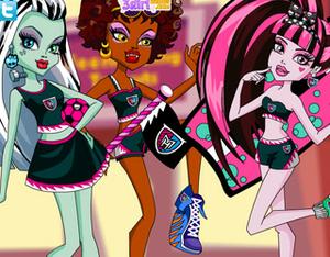 play Monster High Feerleading