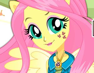 play Fluttershy School Spirit Style