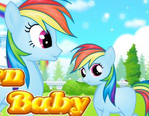 play Newborn Baby Pony Princess